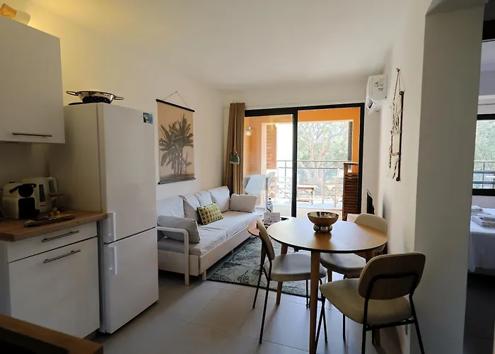 Appartement T2 élégant Avec Piscine Chauffée&plage Privée Pianottoli-Caldarello (Corsica)