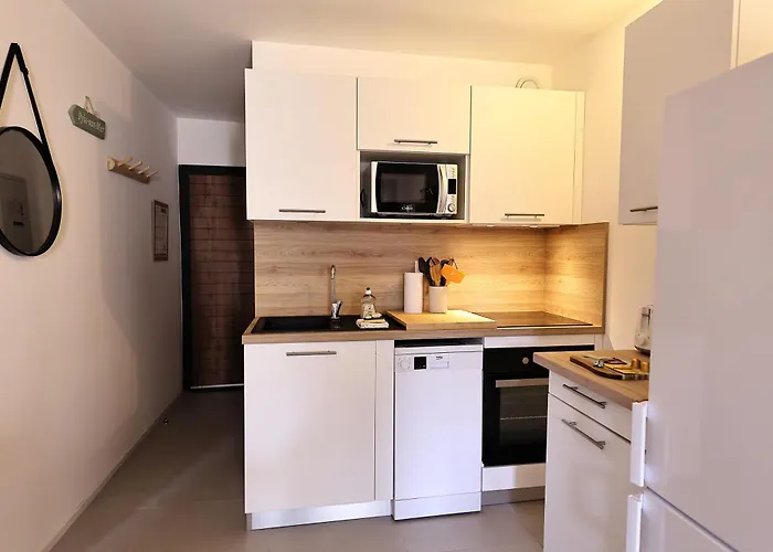 T2 élégant Avec Piscine Chauffée&plage Privée